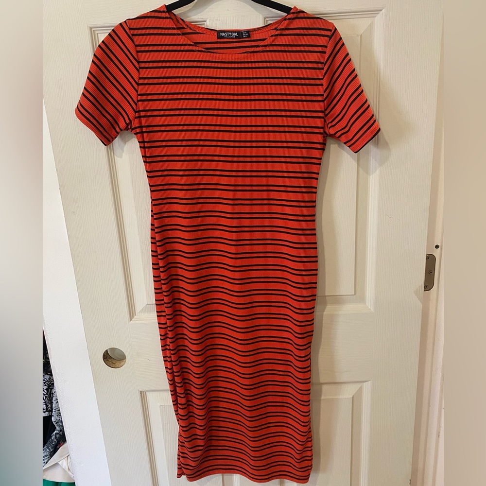 Nasty Gal body con t-shirt dress